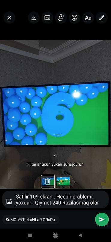 honor x3 pro: Samsung LED televizor Model: UE43N5300AU (UE43N5300 seriyası) Ekran — 2