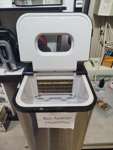 pizza aparati: Buz aparatı Gün ərzində 40-45kq buz verir 15-20dəqədə 32 ədəd buz 3 — 1