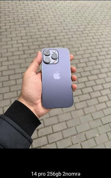 IPhone 14 Pro, 256 GB, Deep Purple, Face ID