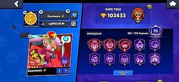 xbox one s disk: Brawl Stars hesabı – yüksək səviyyəli oyun profili - Kuboklar — 1