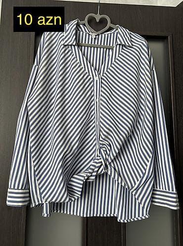 Şəxsi əşyalar: Brend: TWIST Model: Zolaqlı oversize qadın köynəyi Ölçü: EUR 40 (UK — 1