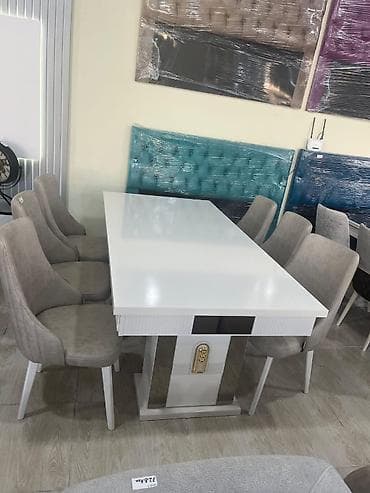 stul: Qonaq otağı üçün, Yeni, Açılmayan, Dördbucaq masa, 6 stul — 3