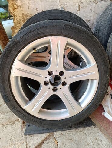 maşın disklərin satışı: İşlənmiş Disk təkər Mercedes-Benz 245 / 45 / R 18, 5 Boltlu — 2