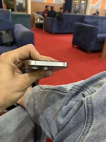 iphone mini 15: IPhone 15 Pro, 128 GB, Natural Titanium, Zəmanət, Simsiz şarj, Face ID — 7