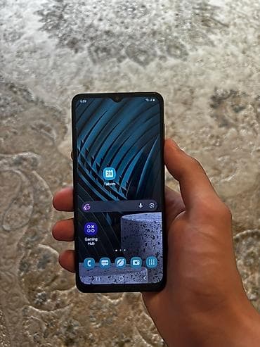 Samsung Galaxy A12, 32 GB, rəng - Qara, Barmaq izi, Face ID