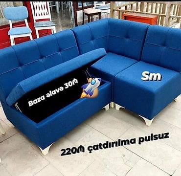 demir stol stullar: Künc divan, Yeni, Bazalı — 1