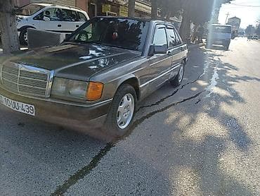 bmw az: Mercedes-Benz 190 (W201) sedan - Korpus: 4 qapılı sedan, tünd boz — 2