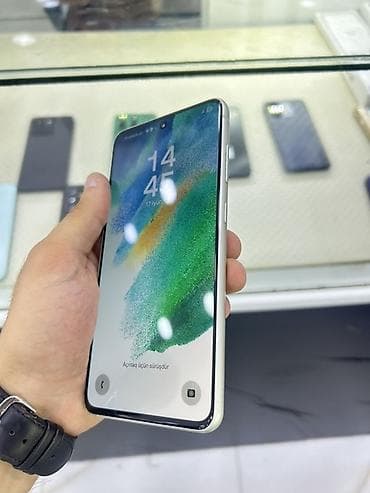 1:1 iphone: Samsung Galaxy S21 FE, rəng - Yaşıl, İki sim kartlı — 6