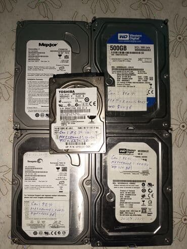 fleşkartlar qiymeti: Внутренний Жёсткий диск (HDD) Western Digital (WD), 512 ГБ, 7200 RPM, 3.5", Б/у — 1