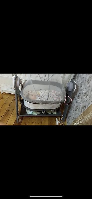 matras taxt ucun: Oğlan və qız üçün, Yeni, Yumru, Beşik, Matras ilə, Yellənmə mexanizm ilə — 1
