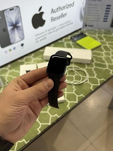 Smart saat, Apple, Sensor ekran, rəng - Qara