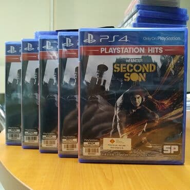 Ps4 üçün infamous second son, in famous oyun diski