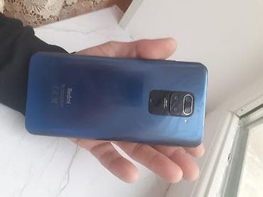notebook satilir tecili: Redmi Note 9, 64 GB, rəng - Mavi, Barmaq izi — 2