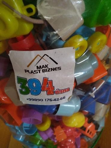 oyuncaq: MAK PLAST BIZNES konstruksiya dəsti – 394 ədəd. Hecbir siniqi qirigi — 2
