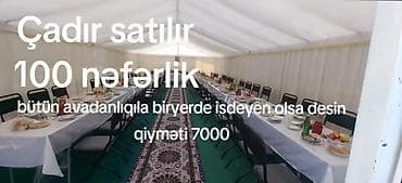 ozonoterapiya qiymeti: 100 nəfərlik tədbir çadırı – bütün avadanlıqlarla bir yerdə — 1