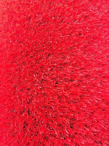 qazonlar: Qırmızı süni ot örtüyü (qırmızı qazon) - Rəng: parlaq qırmızı - — 3