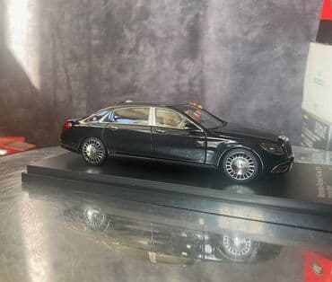 maşın modeli: Коллекционная модель Mercedes-Maybach S-class X222 obsidian black 2019 — 27