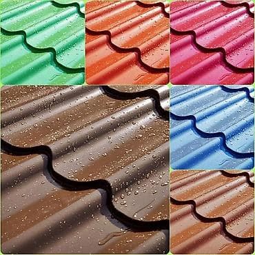 Divar kağızları, oboy: Metal dam örtükləri, Pulsuz çatdırılma, Zəmanətli, Kredit var — 4