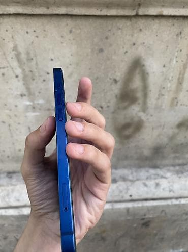 IPhone 12, 64 GB, Göy, Zəmanət, Simsiz şarj, Face ID — 10