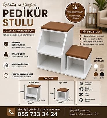 qoz: Pedikür stulu – gözəllik salonları üçün rahat, funksional və — 1