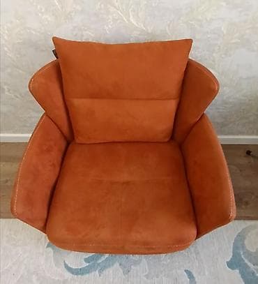 стеклянный стол офисный: Новый, Кресло, Ткань — 2