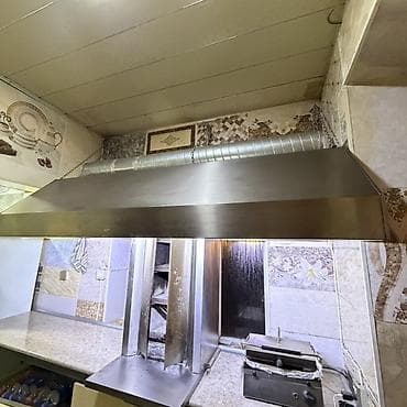 Peşəkar mətbəx havalandırma sistemi - Material: paslanmayan polad