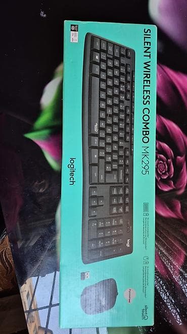 Logitech Silent Wireless Combo MK295 — səssiz klaviatura və siçan lalafo.az -da Logitech Silent Wireless Combo MK295 — səssiz klaviatura və siçan