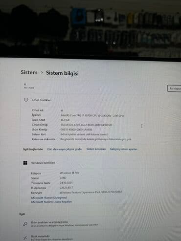 16 ram: Model: Rampage ♦️prosessoru : İntel Core İ7-10700 ♦️ram : 16Gb — 10