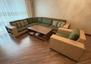 kunc divan islənmis: Divan və kreslo. Əla vəziyyətdə. Ölçü 3.30-2.60. Embawooddan alınıb — 1