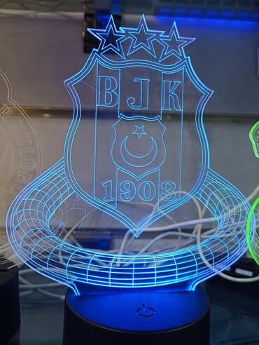 3d rucka: 3D Lampa💫 Qiymət : 22 AZN🤩 🏆Satışda - Qarabağ, Real-Madrid — 4
