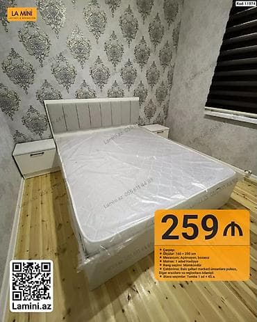 Məhsul: İki nəfərlik çarpayı dəsti - Ölçülər: 160 x 200 sm - — 1