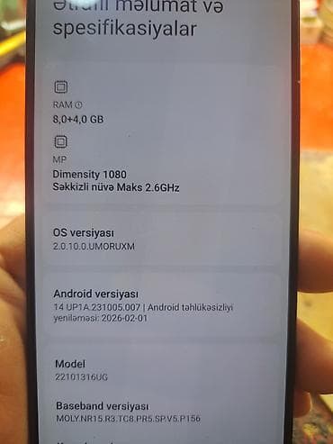 prastoy telfon: Redmi Note 12 Pro+, 256 GB, rəng - Mavi — 1
