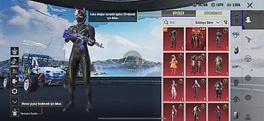 PUBG Mobile hesabı – zəngin inventar və nadir kosmetiklər -