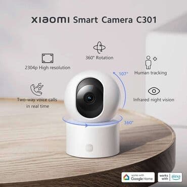 Xiaomi Smart Camera C301 – ağıllı ev üçün çevik nəzarət kamerası. -