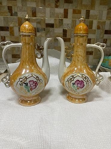 Məhsul: Porselen dekorativ qablar dəsti (2 ədəd) - Klassik şərq