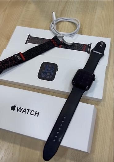 apple notebook: Apple Watch SE3 44 MM 100 PİL 2-3 defe taxılıb.İdeal veziyyetde — 1