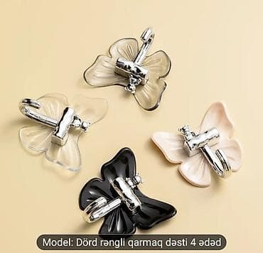 hamam destleri: • SİFARİŞLƏ GƏTİRİLİR 🛍️ • Kəpənək formalı yapışqan divar qarmaqları — 4