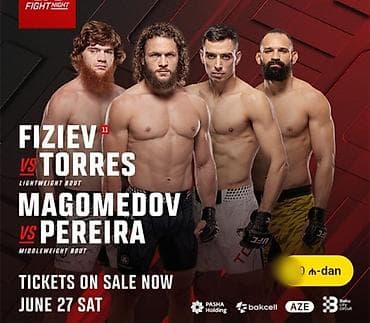 İdman və hobbi: Məhsul: Döyüş Gecəsi tədbiri üçün bilet Təsvir: - “Fight Night” — 1
