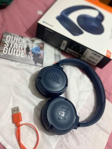 jbl nausnik: JBL Tune 510BT simsiz on-ear qulaqlıq – mavi rəng. Təzə — 2
