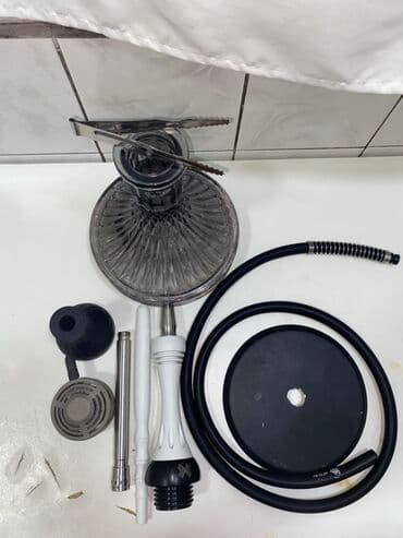 iqos iluma one qiymeti: Nəfis dizaynlı nargilə dəsti - Şüşə karaf: boz şəffaf, qravür — 2