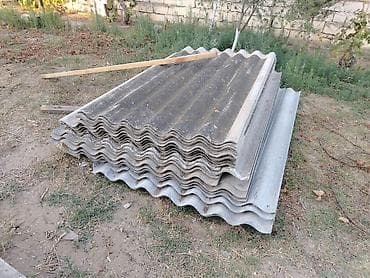 Dalğalı şifer dam örtüyü lövhələri - Material: dalğalı şifer
