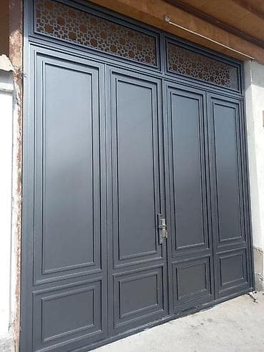 qapi demir: Metall darvaza və qapı istehsalı – fərdi dizayn - Material: qalın — 2