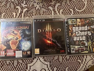 sony 6500: Original ps3 diskləri, az işlənib cızıgdızdır. Gta IV - liberty city — 8