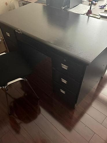 ofis mebelleri: Ofis mebel dəsti Tərkib: - L formalı iş masası: taxta teksturalı üst — 7