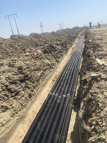 elektrik tələb olunur: Yüksək gərginlikli Yeraltı kabel xətlərinin çəkilişi xidməti Təsvir — 8