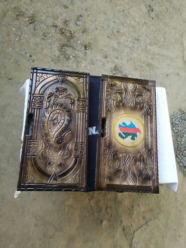 Нарды: Nərd Nerd Nərd Nerd taxta Qoz ağacından hazırlanmış əl işi olan — 4