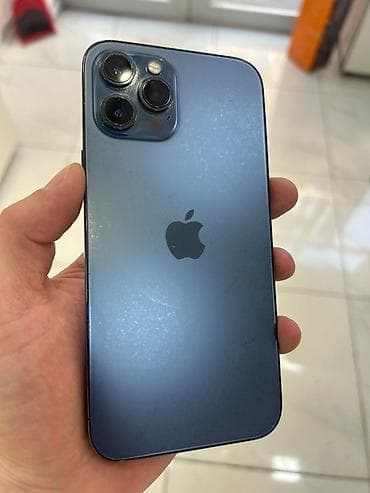 Elektronika: IPhone 12 Pro Max, 128 GB, Pacific Blue, Face ID — 2