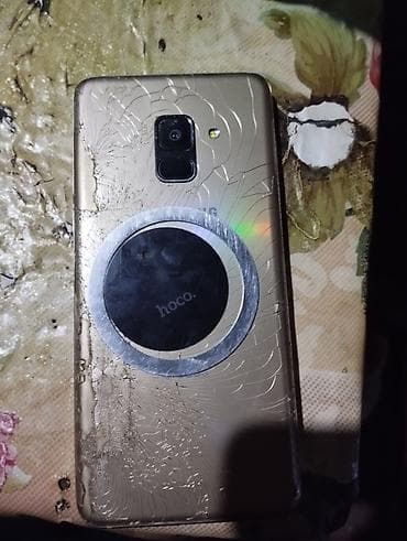 Samsung Galaxy A6, rəng - Qızılı, Barmaq izi