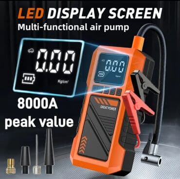 motos: ENDİRİMDƏDİR. 3000A Çoxfunksiyalı Avtomobil Starteri və Kompressor - — 1