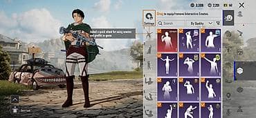 rog ally x: PUBG Mobile hesabı – Levi (Attack on Titan) xarakter görünüşü ilə — 2